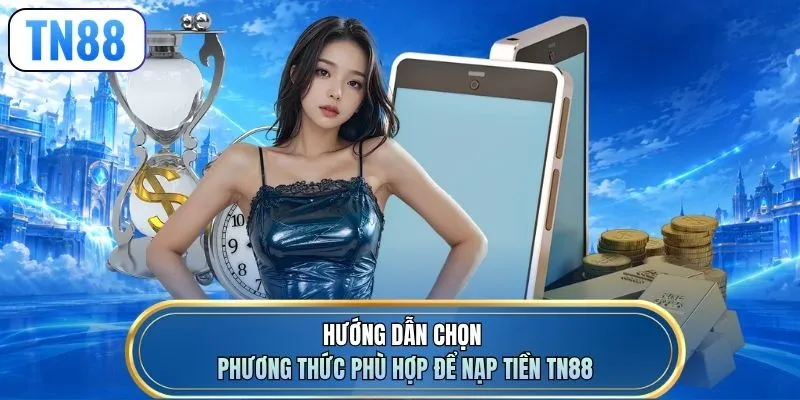 Hướng dẫn chọn phương thức phù hợp để nạp tiền TN88