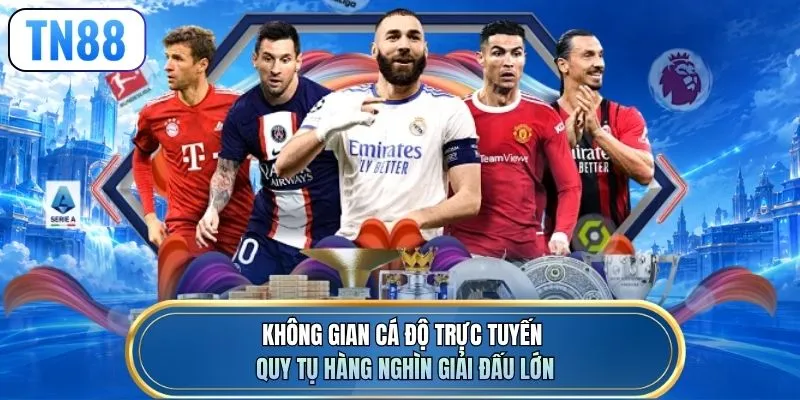 Không gian cá độ trực tuyến quy tụ hàng nghìn giải đấu lớn